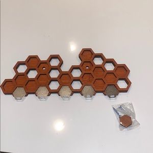 Cute bumble bee inspired magnetic key holder